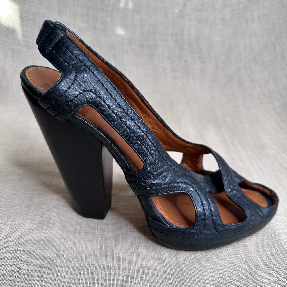 Givenchy Black Cutout Heels